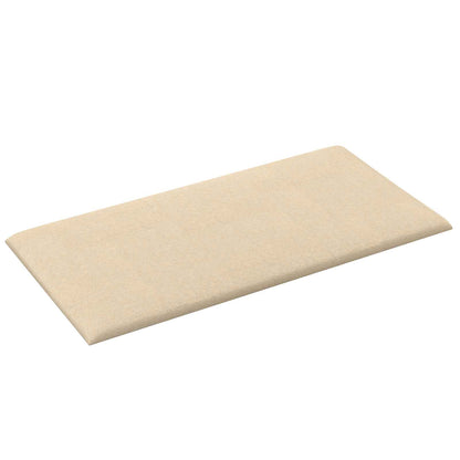 Testiera da Parete 12 pcs Crema 60 x 30 cm Tessuto | homemem39