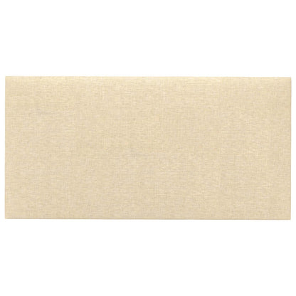 Testiera da Parete 12 pcs Crema 60 x 30 cm Tessuto | homemem39