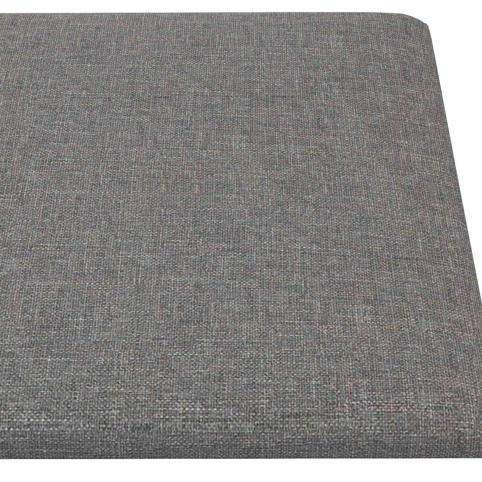Testiera da Parete 12 pcs Grigio chiaro 60 x 30 cm Tessuto | homemem39