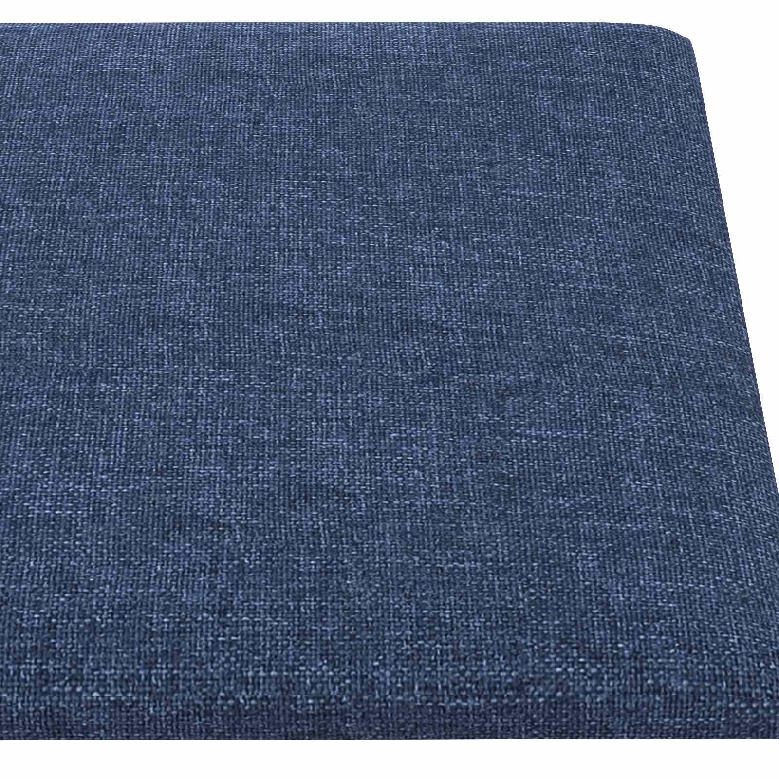 Testiera da Parete 12 pcs Blu 60 x 30 cm Tessuto | homemem39