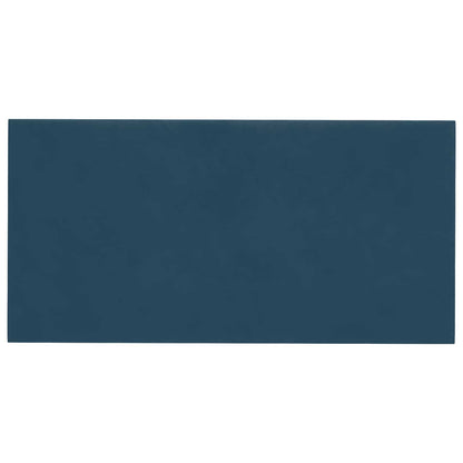 Testiera da Parete 12 pcs Blu Velluto | homemem39