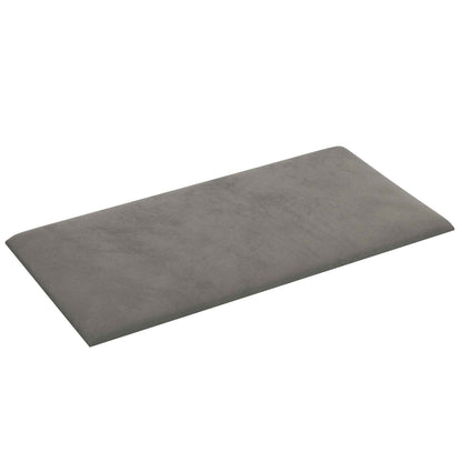 Testiera da Parete 12 pcs Grigio Chiaro Velluto | homemem39