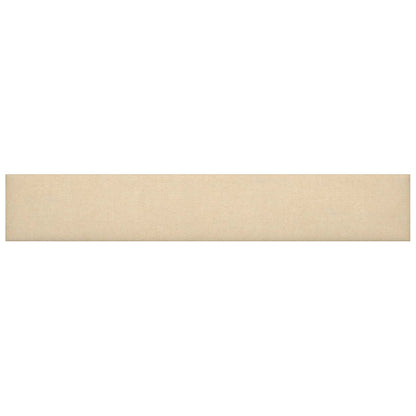 Testiera da Parete 12 pcs Crema 90 x 15 cm Tessuto | homemem39