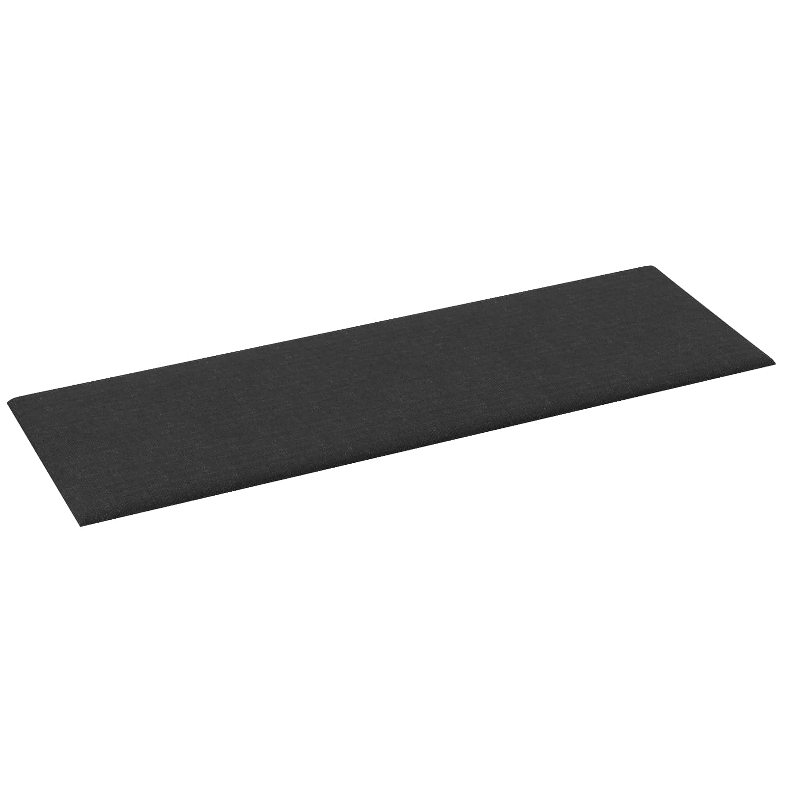 Testiera da Parete 12 pcs Nero 90 x 30 cm Tessuto | homemem39