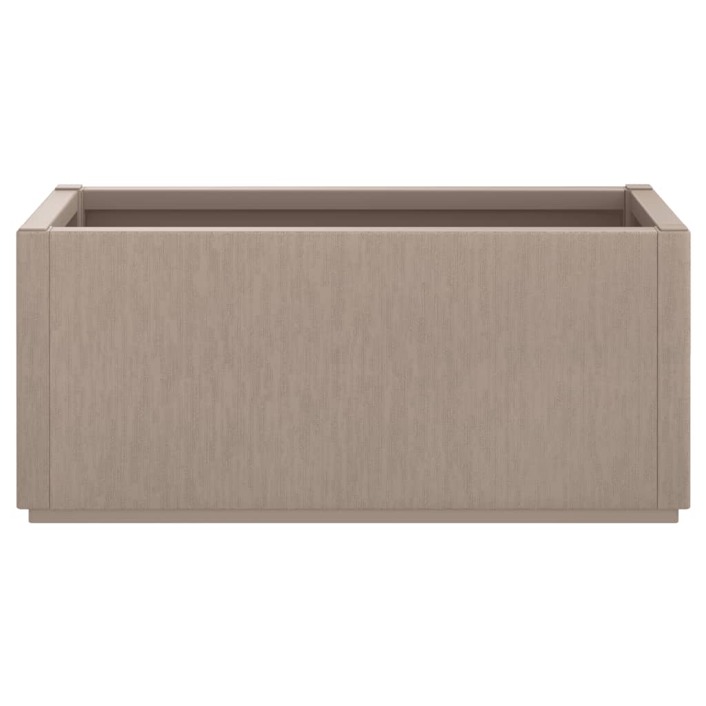 Fioriera da Giardino Marrone Chiaro 80x36x35 cm in PP | homemem39
