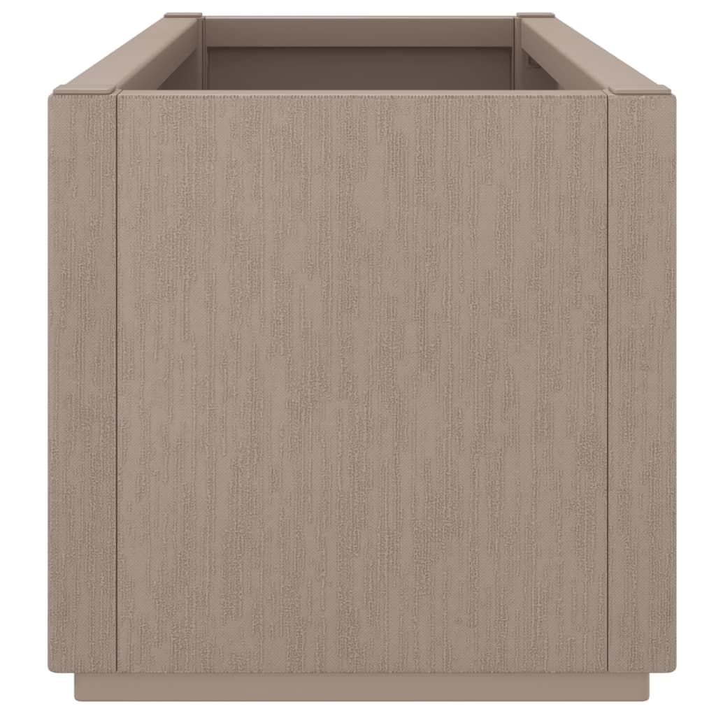Fioriera da Giardino Marrone Chiaro 80x36x35 cm in PP - homemem39