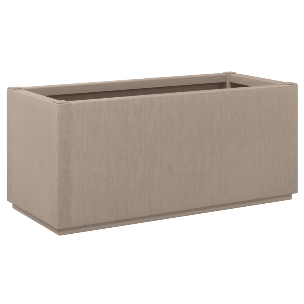 Fioriera da Giardino Marrone Chiaro 80x36x35 cm in PP - homemem39