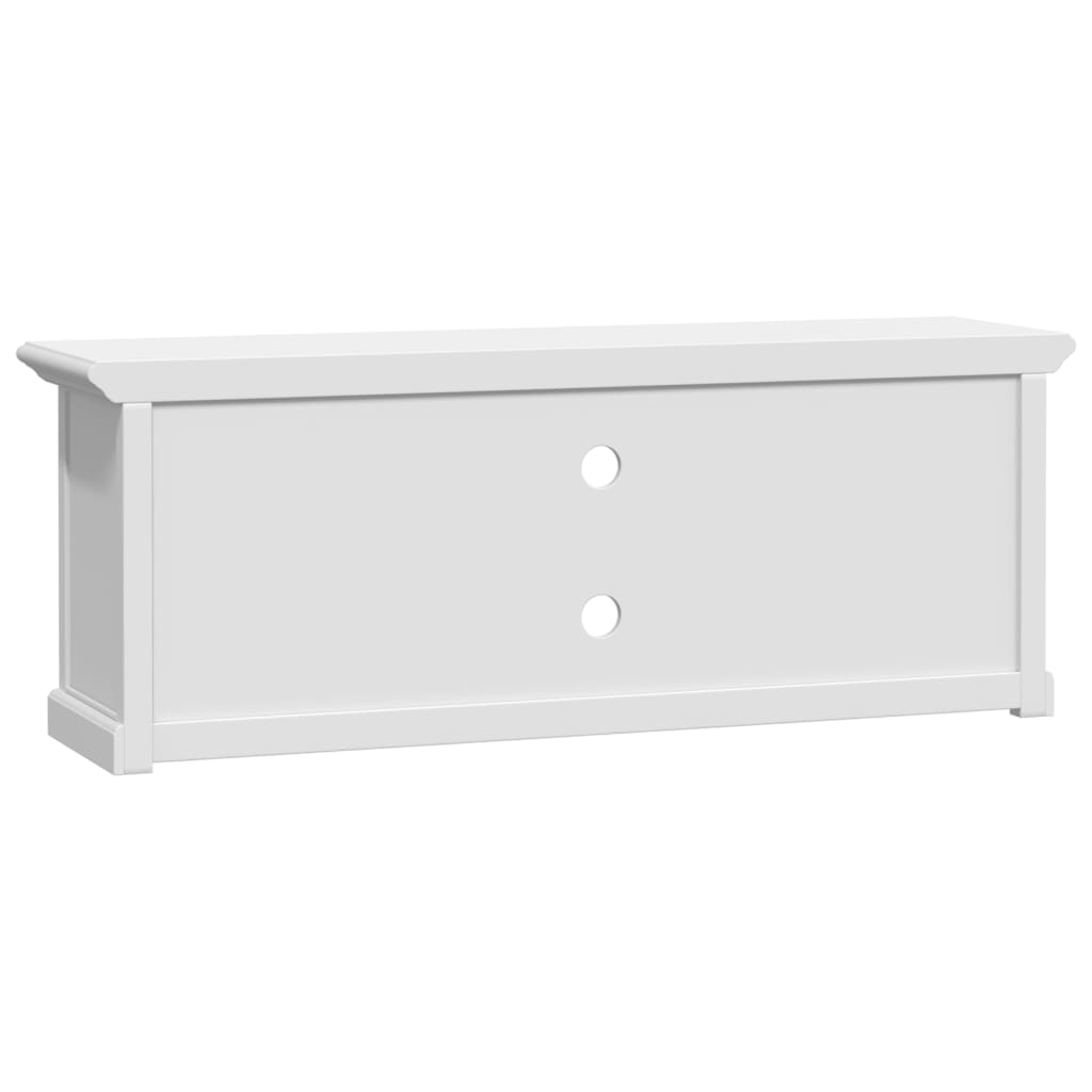 Mobile Porta TV Bianco 110x30x41 cm in Legno Multistrato - homemem39