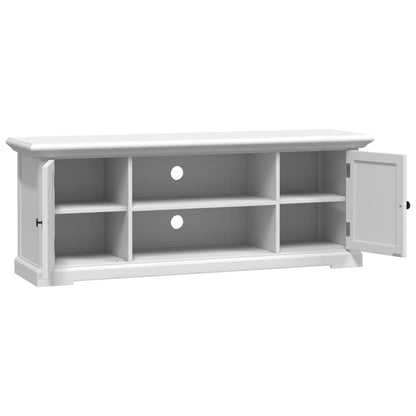 Mobile Porta TV Bianco 110x30x41 cm in Legno Multistrato - homemem39