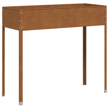 Fioriera da Giardino 100,5x40,5x90 cm in Acciaio Corten | homemem39