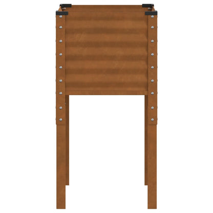 Fioriera da giardino 45x45x88 cm in acciaio corten | homemem39