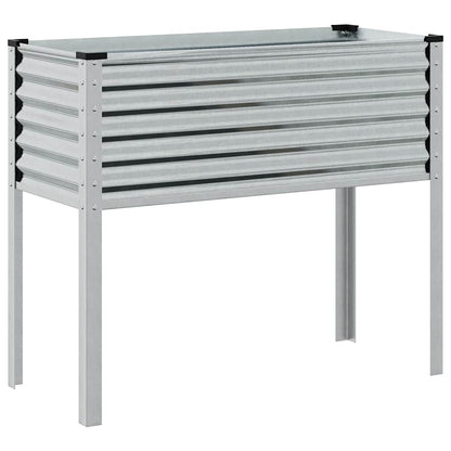 Fioriera da giardino 100x45x90 cm in acciaio zincato - homemem39