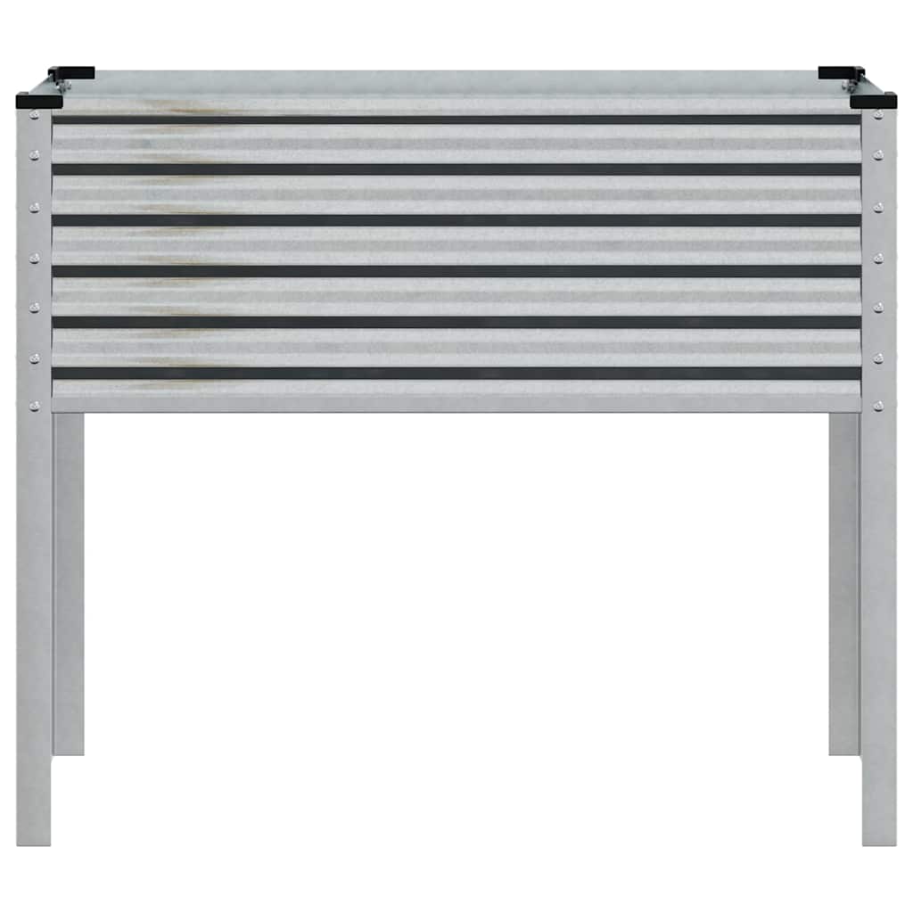 Fioriera da giardino 100x45x90 cm in acciaio zincato - homemem39