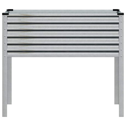 Fioriera da giardino 100x45x90 cm in acciaio zincato - homemem39