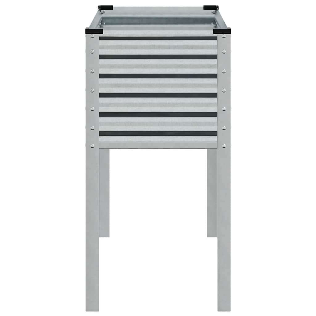 Fioriera da giardino 100x45x90 cm in acciaio zincato