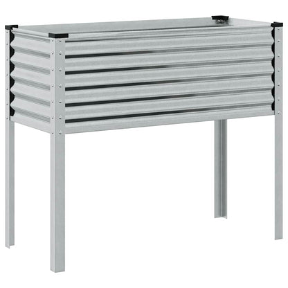 Fioriera da giardino 100x45x90 cm in acciaio zincato - homemem39