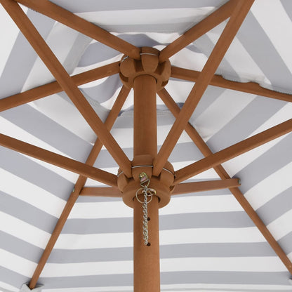 Tavolo Picnic per 4 Bambini con Ombrellone Rotondo Legno Abete | homemem39