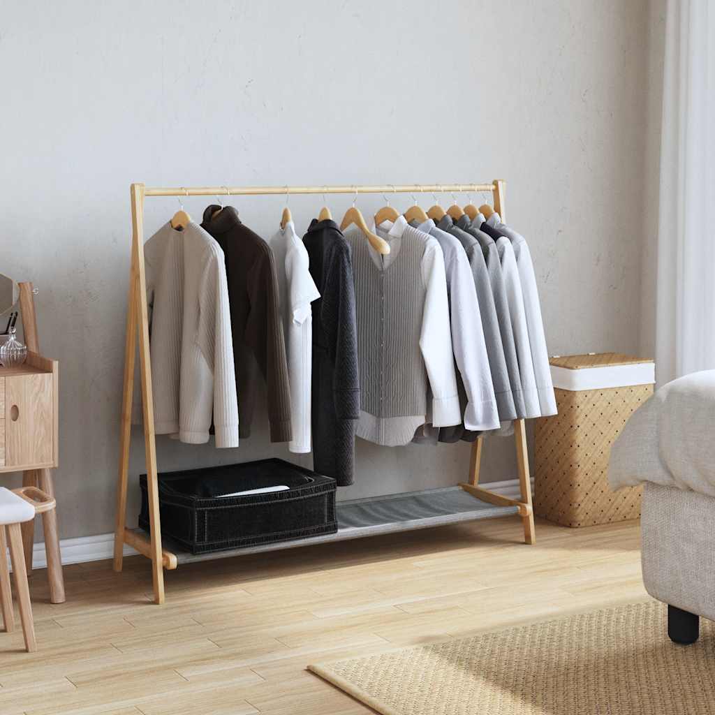 Appendiabiti con Ripiani 106x34x102 cm in Bambù | homemem39