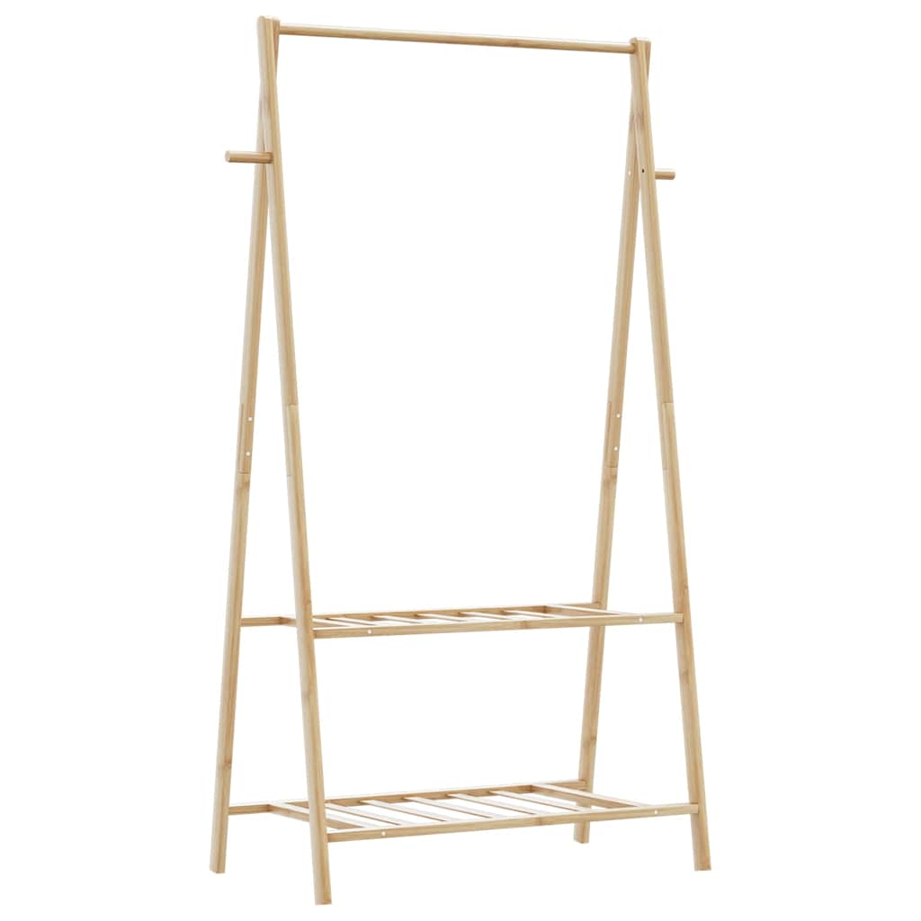 Appendiabiti con Ripiani 96x45,5x150,5 cm in Bambù | homemem39