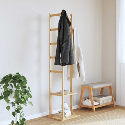 Appendiabiti con Ganci e Ripiani 38,5x30x156 cm in Bambù | homemem39