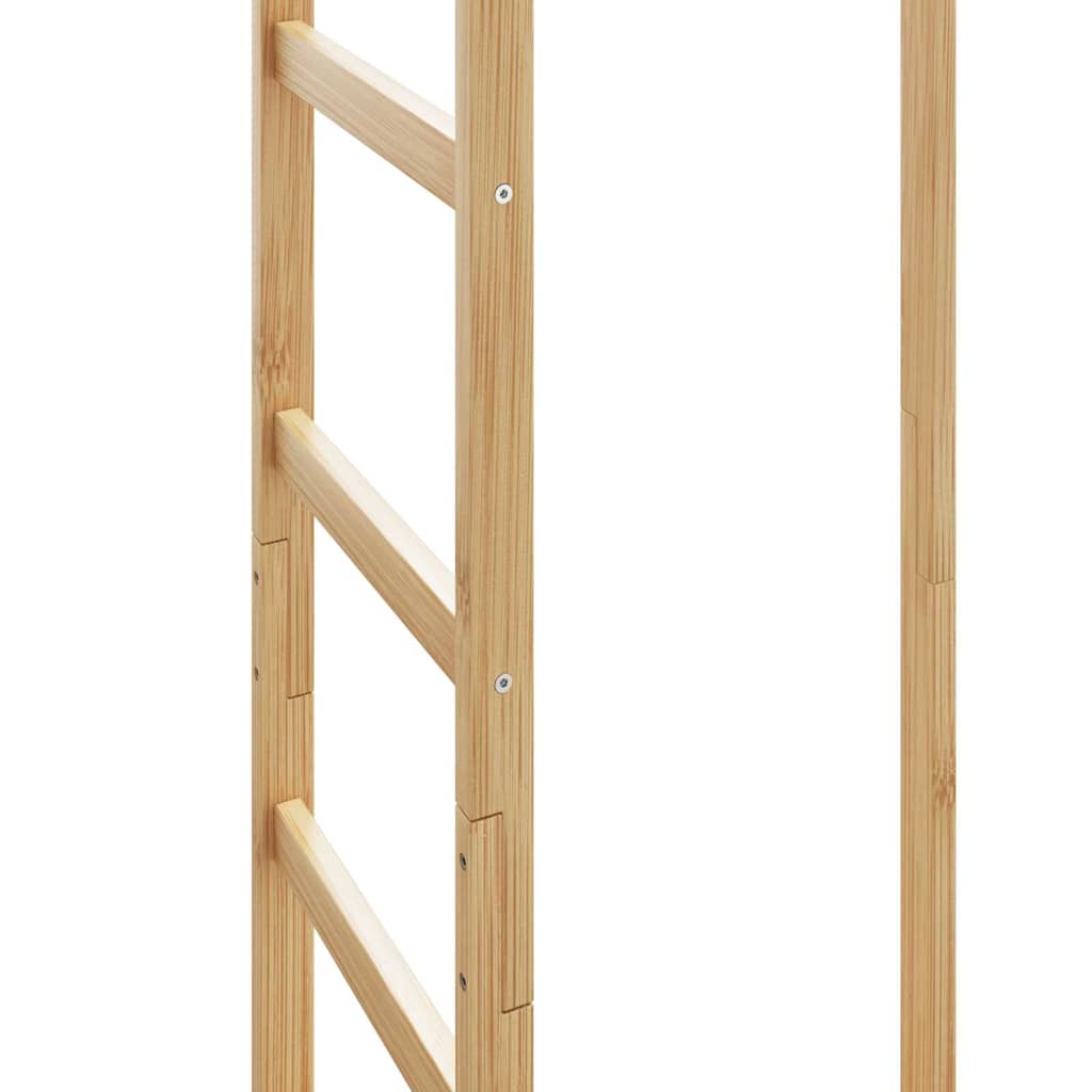Appendiabiti con Ganci e Ripiani 38,5x30x156 cm in Bambù | homemem39