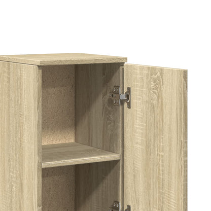 Armadietto da Bagno Rovere Sonoma 30x30x190cm Legno Multistrato | homemem39