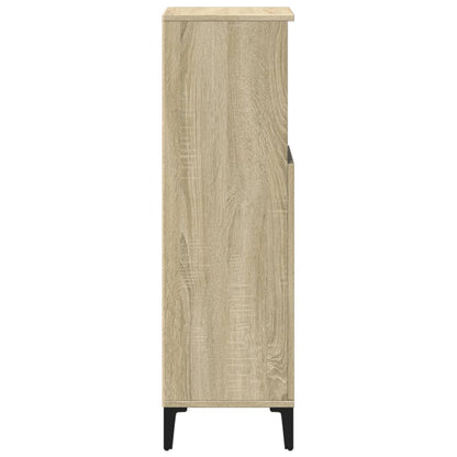 Armadietto da Bagno Rovere Sonoma 30x30x100cm Legno Multistrato | homemem39