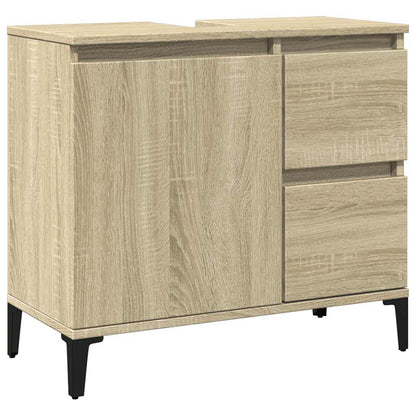 Armadietto da Bagno Rovere Sonoma 65x33x60 cm Legno Multistrato | homemem39