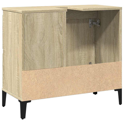 Armadietto da Bagno Rovere Sonoma 65x33x60 cm Legno Multistrato | homemem39