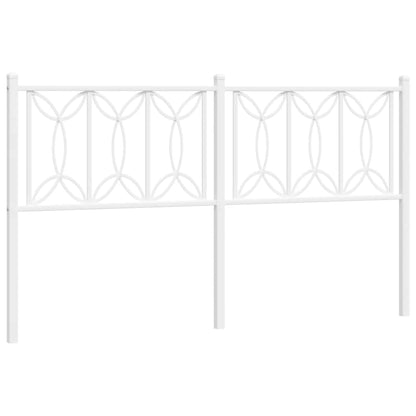 Testiera di Ricambio in Metallo Bianco 150 cm | homemem39