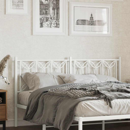Testiera di Ricambio in Metallo Bianco 160 cm | homemem39