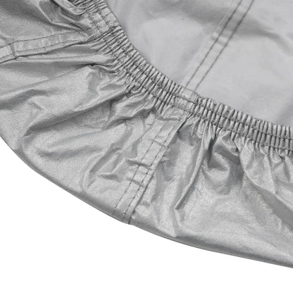 Mezza Copertura Auto con Ganci Argento XL PEVA | homemem39