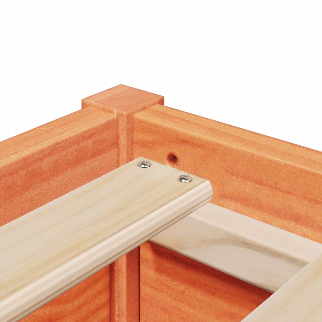 Letto senza Materasso Marrone Cera 90x200 cm Legno di Pino - homemem39