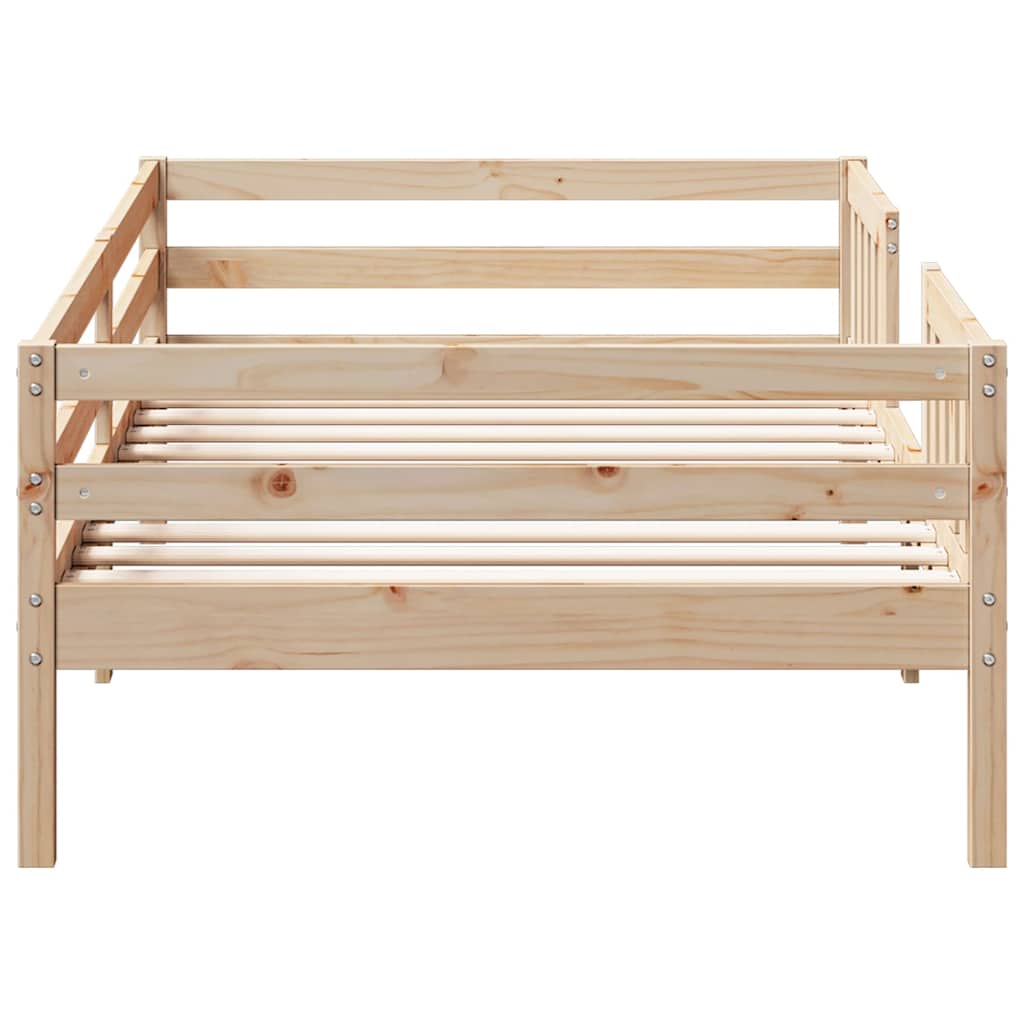 Giroletto senza Materasso 100x200 cm in Legno Massello di Pino | homemem39