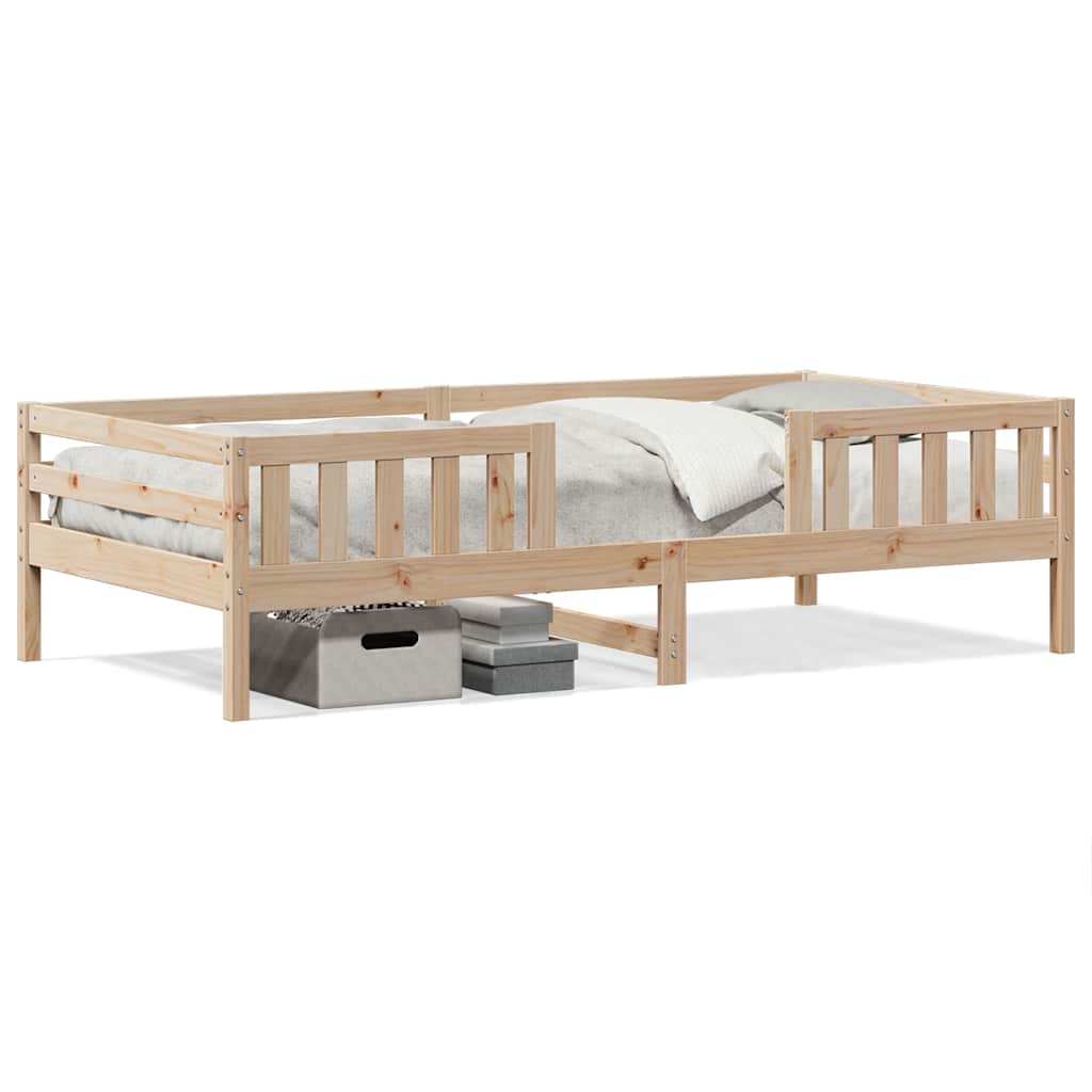 Letto senza Materasso 90x200 cm in Legno Massello di Pino | homemem39