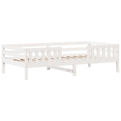 Letto senza Materasso Bianco 90x200 cm Legno Massello di Pino - homemem39