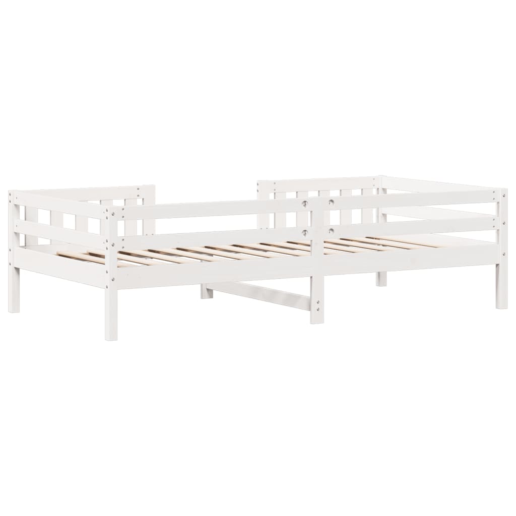 Letto senza Materasso Bianco 90x200 cm Legno Massello di Pino - homemem39