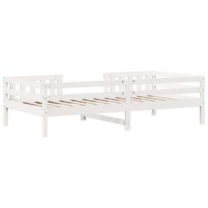 Letto senza Materasso Bianco 90x200 cm Legno Massello di Pino - homemem39