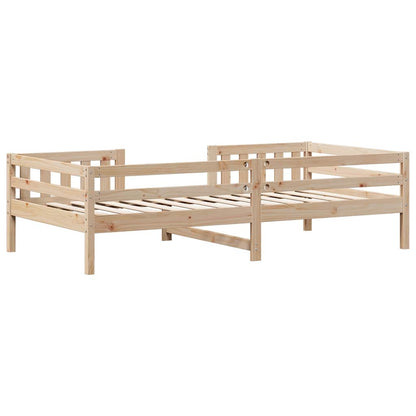Giroletto senza Materasso 80x200 cm in Legno Massello Pino | homemem39