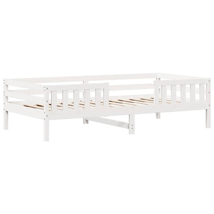 Giroletto senza Materasso Bianco 80x200 cm Legno Massello Pino | homemem39