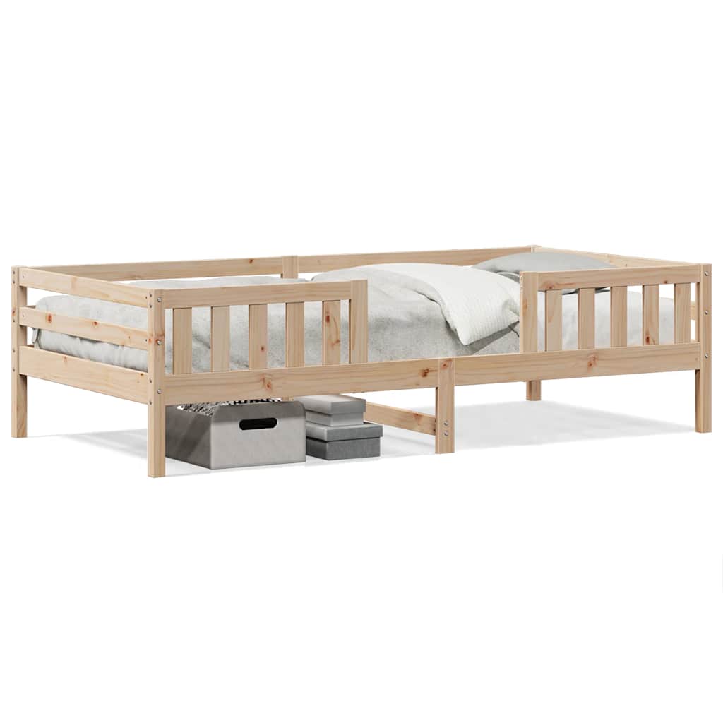 Letto senza Materasso 90x190 cm in Legno Massello di Pino | homemem39