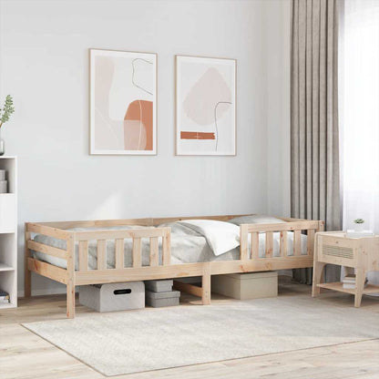Letto senza Materasso 75x190 cm in Legno Massello Pino | homemem39