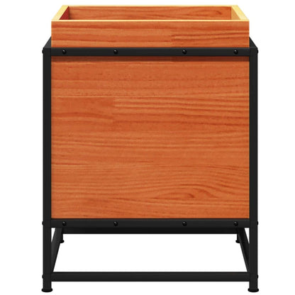 Fioriera Giardino Marrone Cera 40x40x50 cm Legno Massello Pino - homemem39