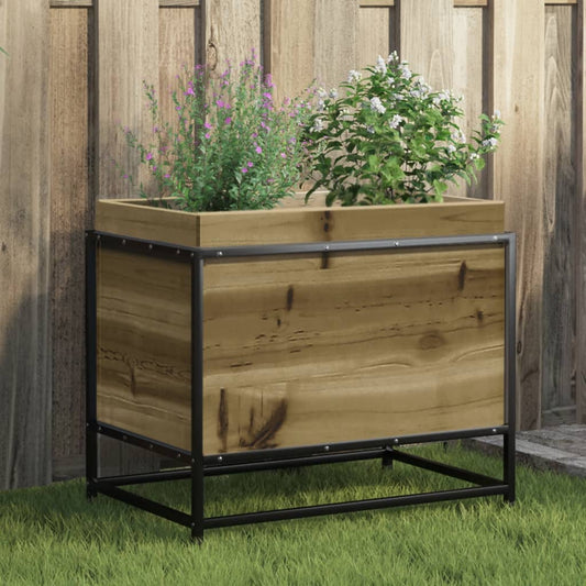 Fioriera da Giardino 60x40x50 cm in Legno di Pino Impregnato - homemem39