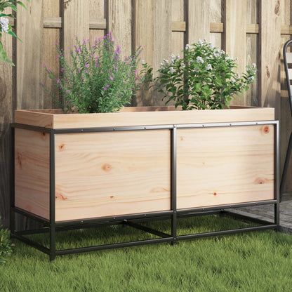 Fioriera da Giardino 100x40x50 cm in Legno Massello di Pino - homemem39