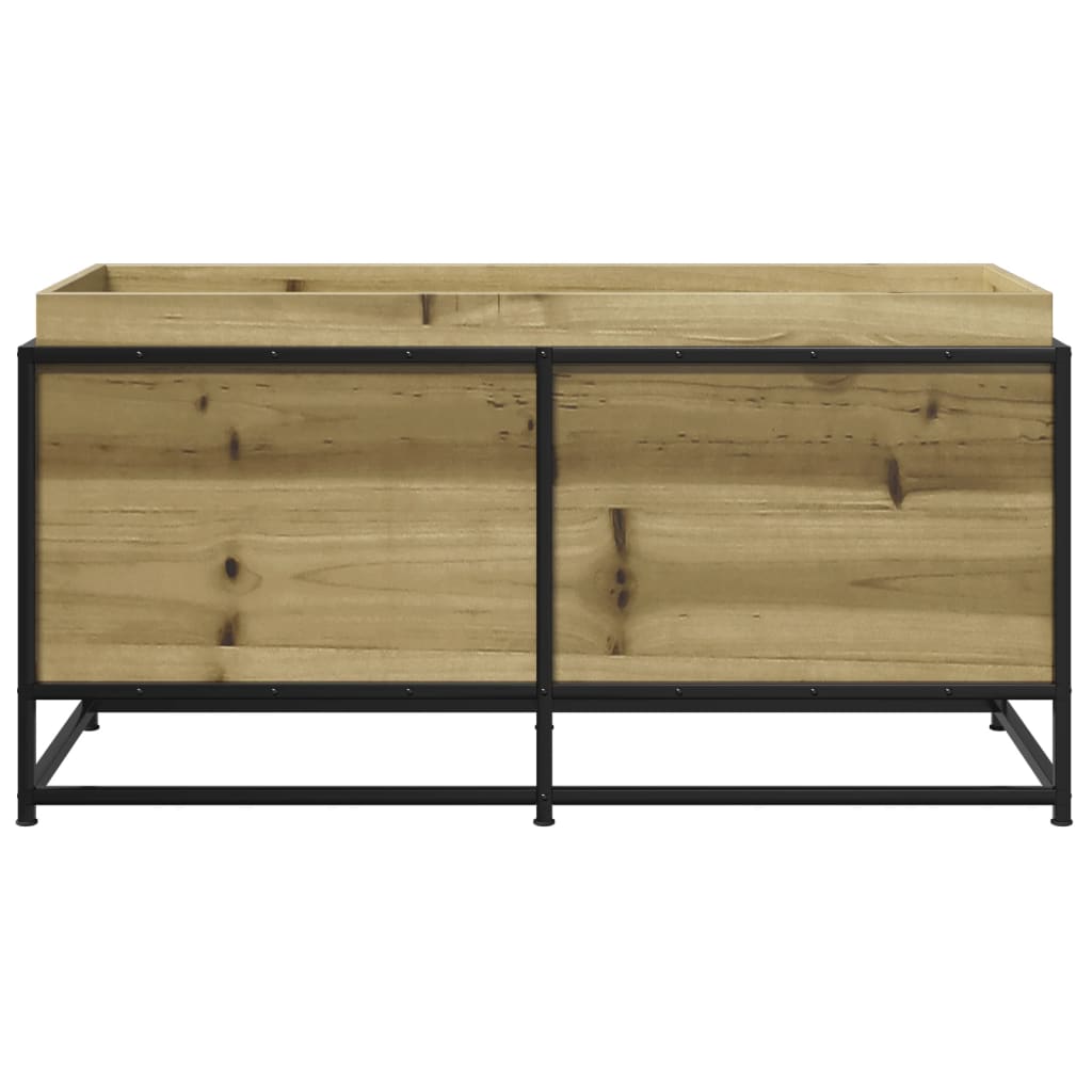 Fioriera da Giardino 100x40x50 cm in Legno di Pino Impregnato - homemem39