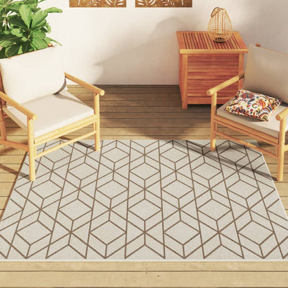 Tappeto a Pelo Corto Multicolore 120x180 cm Interni/Esterni - homemem39