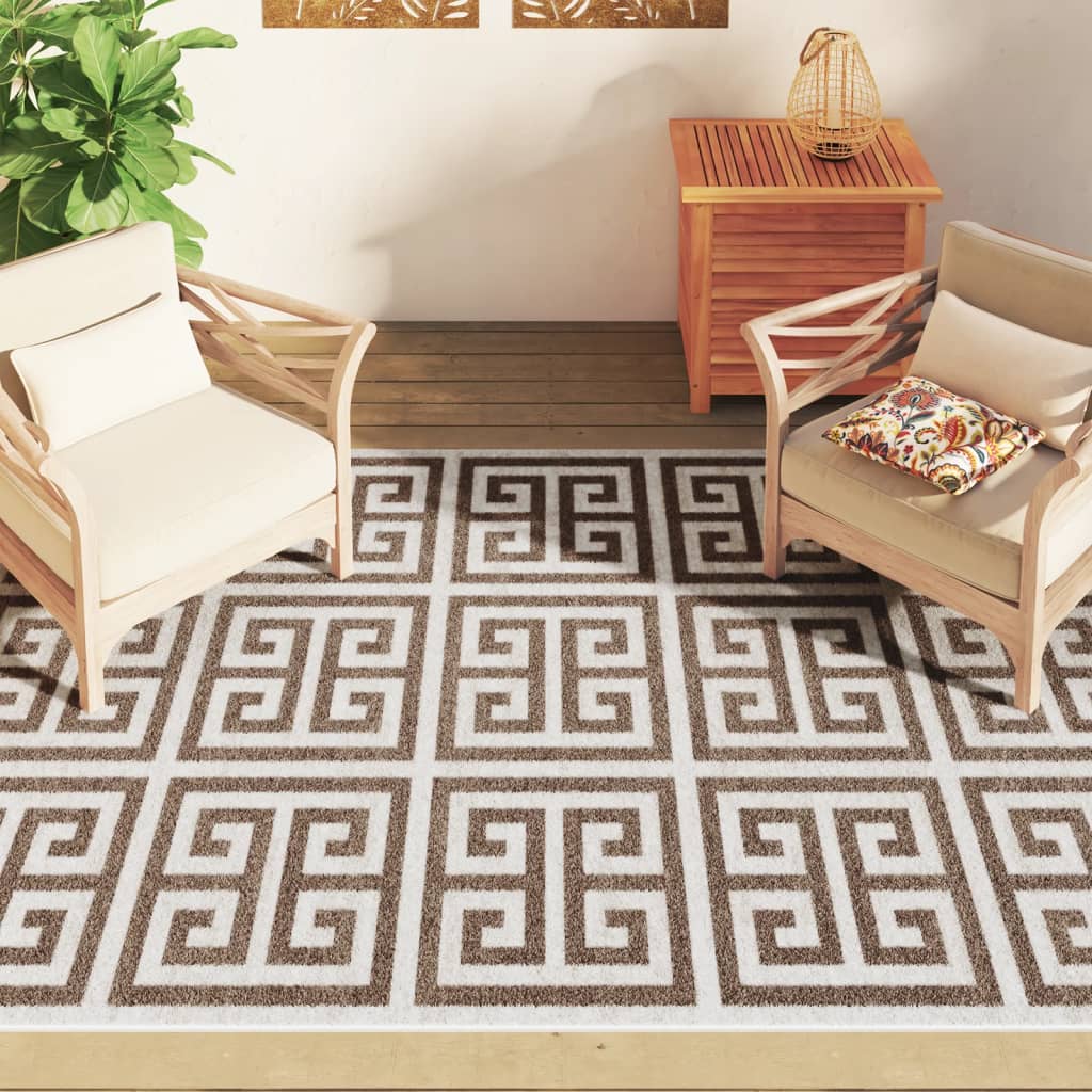 Tappeto a Pelo Corto Multicolore 160x230 cm Interni/Esterni - homemem39