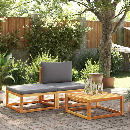 Tavolo da Giardino 65x65x29 cm in Legno Massello di Acacia | homemem39