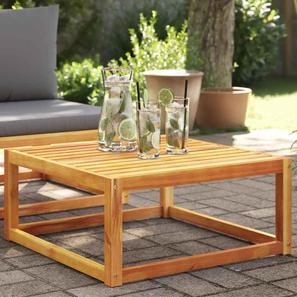 Tavolo da Giardino 65x65x29 cm in Legno Massello di Acacia | homemem39